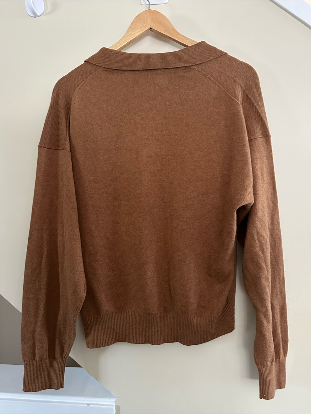 Sunday Best Brown Polo Sweater - Picture 2 of 4